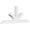 Ekena Millwork Richland Architectural Grade PVC Gable Bracket, 60"W x 25"H x 4"D x 4"F, 10/12 Pitch GBP060X25X0404RIC00 - alternate 1
